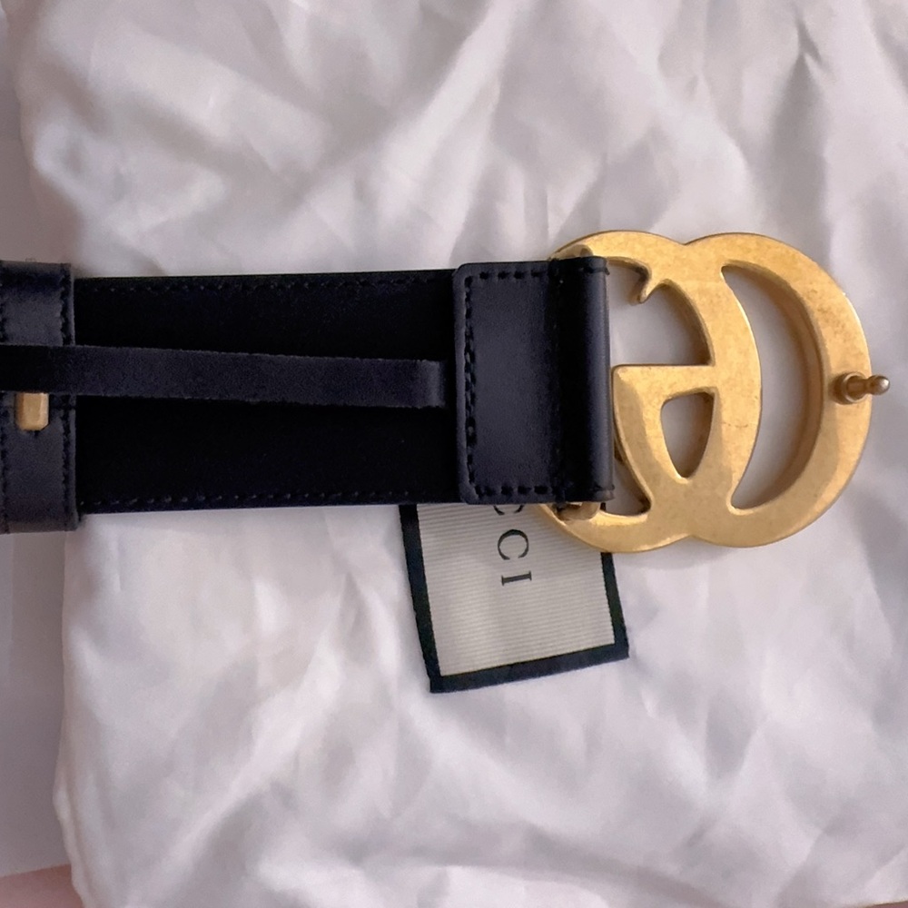 Authentic Gucci GG Marmont wide belt 70/28 - Picture 12 of 13